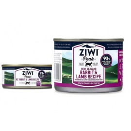 Ziwi Peak - 鮮兔肉羊肉 貓罐頭 (Rabbit & Lamb) 185g (12罐)