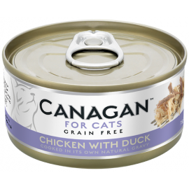 Canagan Chicken with Duck For Cats 貓咪主食罐-雞肉+鴨肉75g x 12罐
