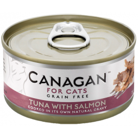 Canagan Tuna With Salmon for cat 貓咪主食罐-吞拿魚+三文魚75g x 12罐