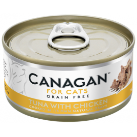 Canagan Tuna with Chicken For Cats 貓咪主食罐-吞拿魚+雞肉75g x 12罐