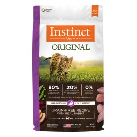 Instinct Feline - Oringinal Grain-Free Rabbit 本能無穀物兔肉貓用糧 10lbs