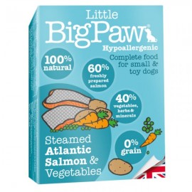 Little Big Paw 蒸煮三文魚+蔬菜狗餐盒 150G x 7包