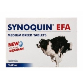 VetPlus Synoquin EFA Medium Breed中型犬<10-25kg 關節補充丸120粒