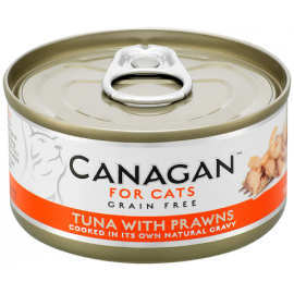 Canagan Tuna With Prawns For Cat 貓咪主食罐-吞拿魚+蝦75g x 12罐