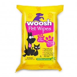 Woosh Pets Wipes 寵物濕紙巾(20 sheets)