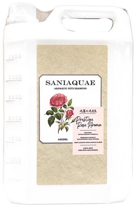 Saniaquae瑰麗玫瑰洗毛水4l