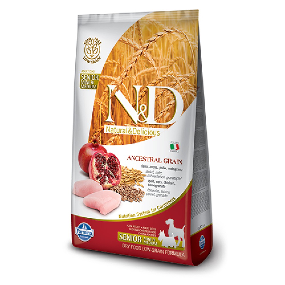 Canine N&D LowGrain Chicken&Pomegranate老犬雞肉石榴2.5kg