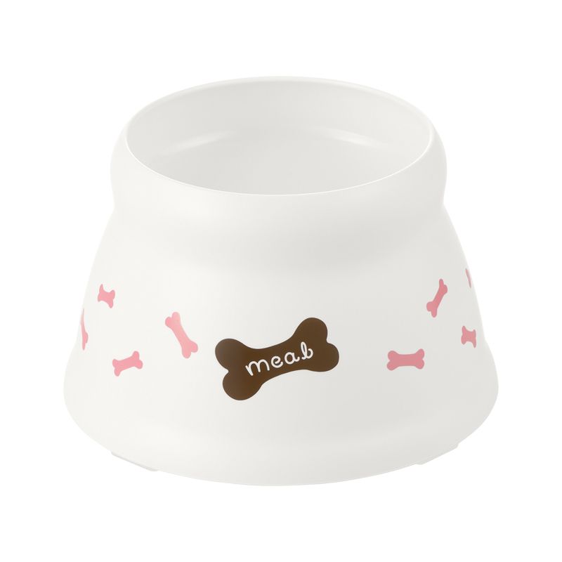 犬用骨頭花紋兩段式高身碗 SS