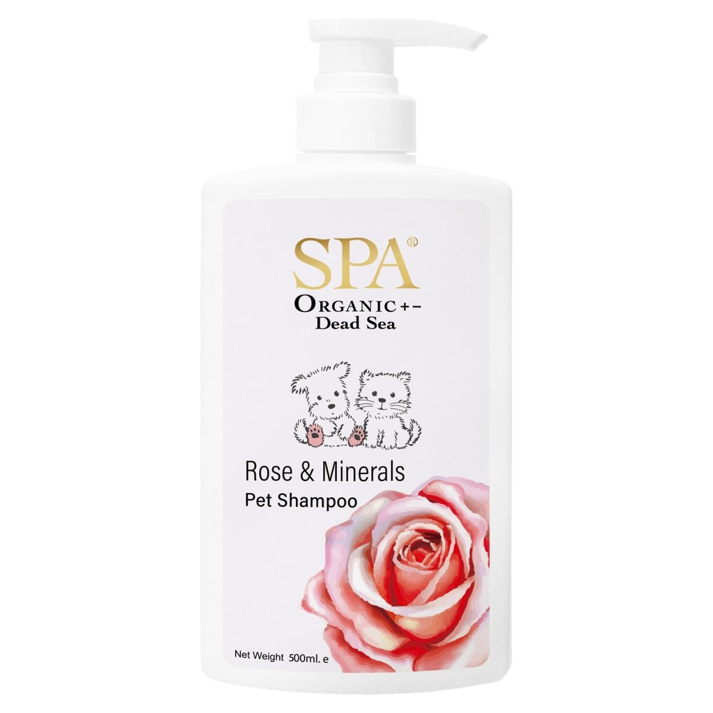 SPA Aloe&Minerals Pet Shampoo玫瑰&死海鹽潔毛啫喱 500ml