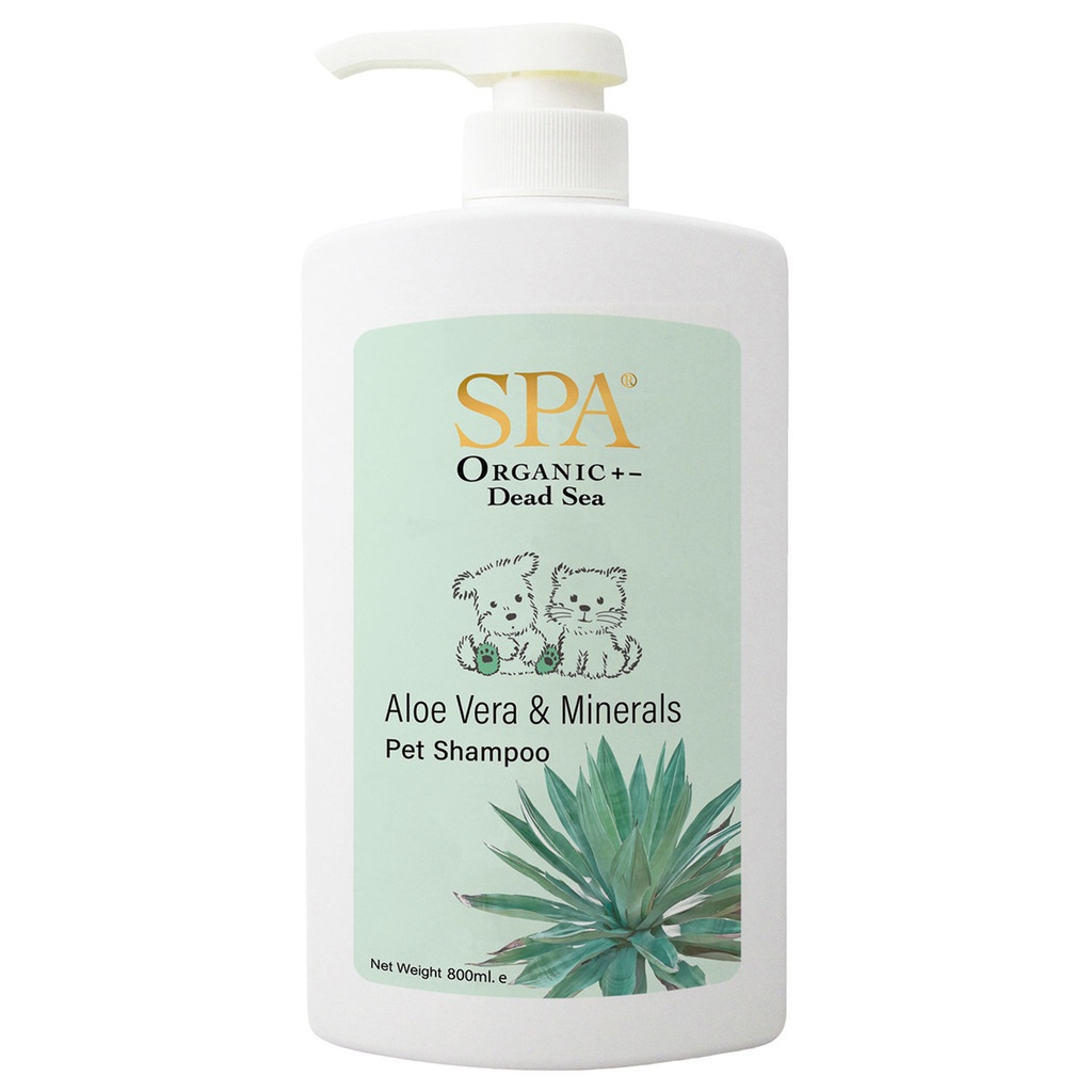 SPA Aloe&Minerals Pet Shampoo蘆薈&死海鹽潔毛啫喱 800ml