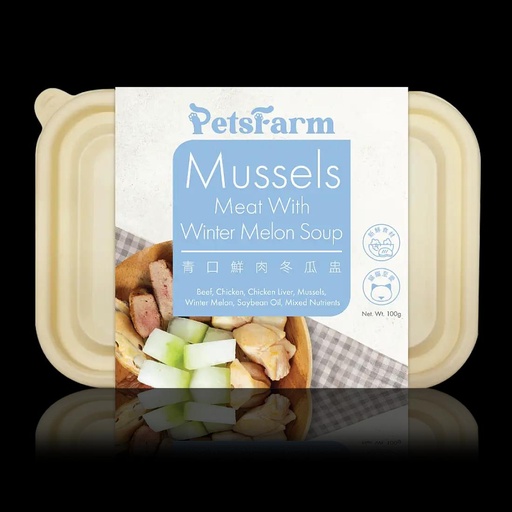[001455] PetsFarm 青口鮮肉冬瓜盅 貓100g