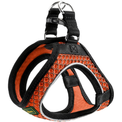 [66701] Hunter Harness Hilo Soft Comfort XXL黑/橙/粉紅胸帶