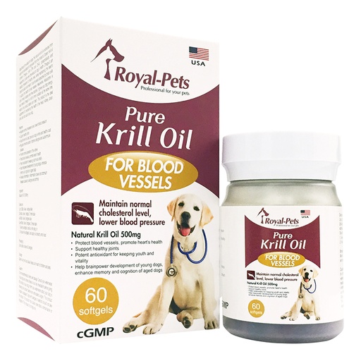 [PE-RO07] Royal-pets純正磷蝦油60's