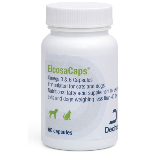 [EICO-A] Dechra EicosaCaps Omega3&6魚油營養膠囊(適合於貓狗<40磅食用)每合60粒