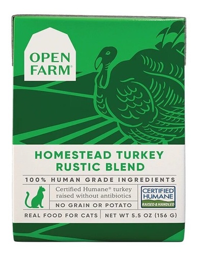 [OFC-BL-T] Open Farm-貓 火雞燉肉配方5.5oz