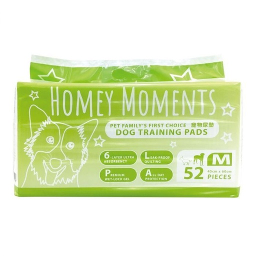 [TAHMNA052MZZ] Homey Moment 寵物尿墊 45x60cm (M-52片)