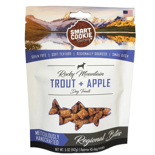 [FSCTA] Smart Cookie Soft&Chewy Treats軟嚼狗小食 鮭魚+蘋果 124g