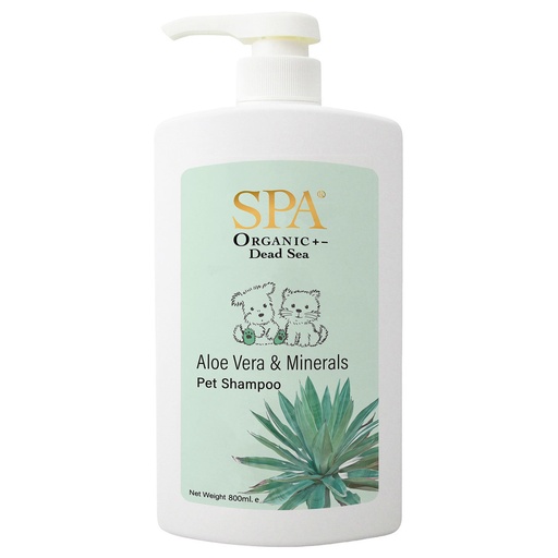 [P012] SPA Aloe&Minerals Pet Shampoo蘆薈&死海鹽潔毛啫喱 800ml
